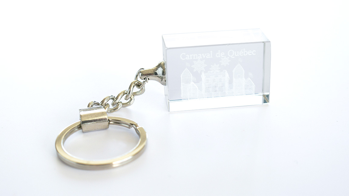 Porte-clés en cristal